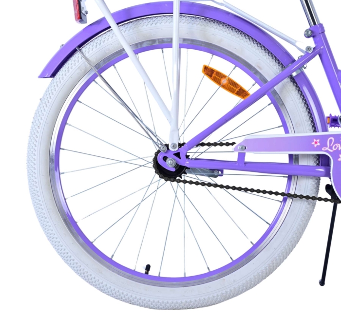 Volare Lovely Kinderfiets - Meisjes - 24 inch - Paars - Afbeelding 10