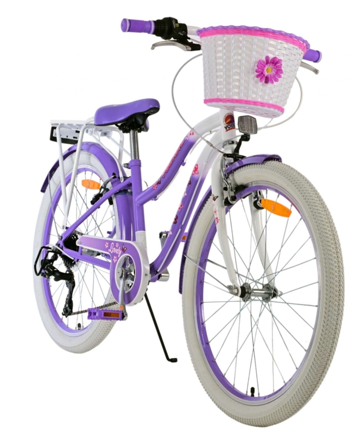 Volare Lovely Kinderfiets - Meisjes - 24 inch - Paars - 7 Versnellingen - Afbeelding 7