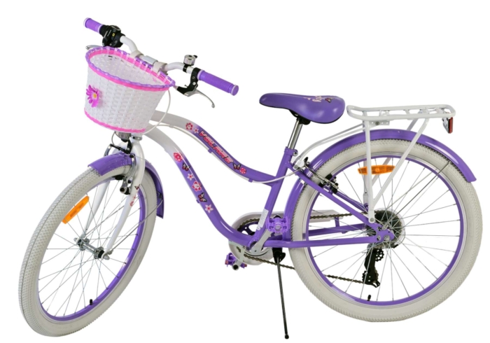 Volare Lovely Kinderfiets - Meisjes - 24 inch - Paars - 7 Versnellingen - Afbeelding 4