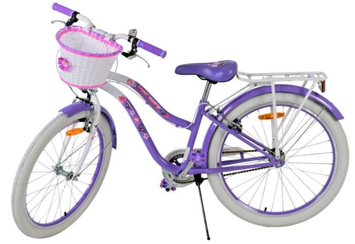 Volare Lovely Kinderfiets - Meisjes - 24 inch - Paars - Twee handremmen - Afbeelding 4