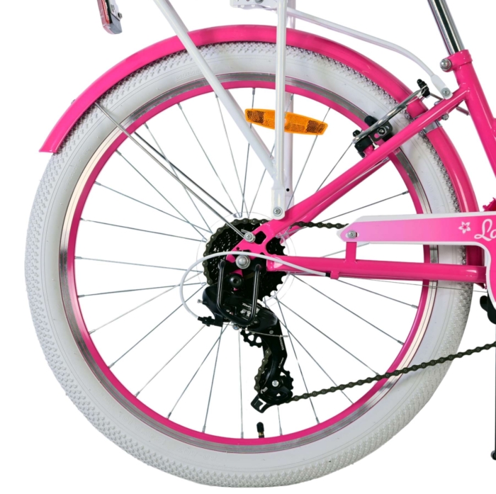 Volare Lovely Kinderfiets - Meisjes - 24 inch - Roze - 7 Versnellingen - Afbeelding 11