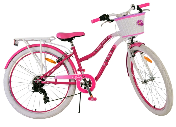 Volare Lovely Kinderfiets - Meisjes - 26 inch - Roze - 7 speed - Afbeelding 2