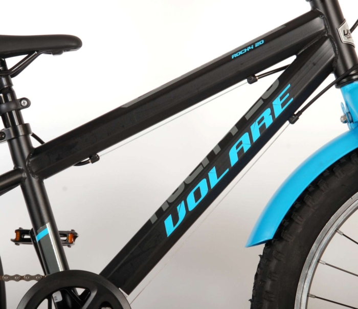 Volare Rocky Kinderfiets - 20 inch - Blauw Zwart - 85% afgemonteerd - 6 speed - Prime Collection - Afbeelding 11