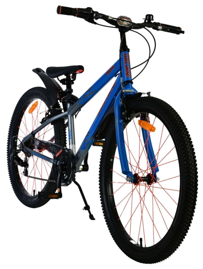 Volare Rocky Kinderfiets - 24 inch - Blauw - 7 speed - Afbeelding 7