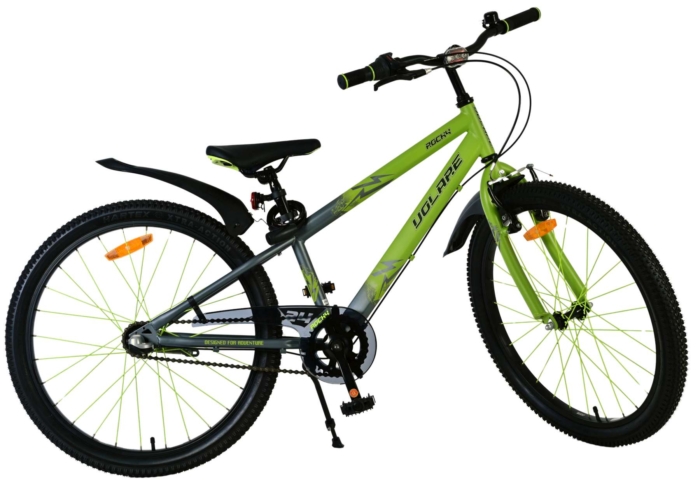 Volare Rocky Kinderfiets - 24 inch - Groen - Shimano Nexus 3 versnellingen - Afbeelding 2