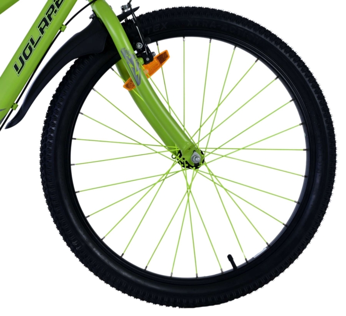 Volare Rocky Kinderfiets - 24 inch - Groen - Shimano Nexus 3 versnellingen - Afbeelding 4