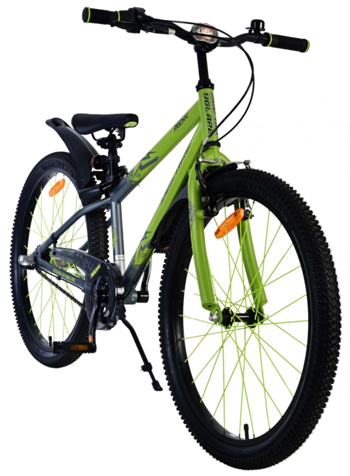 Volare Rocky Kinderfiets - 24 inch - Groen - Shimano Nexus 3 versnellingen - Afbeelding 7
