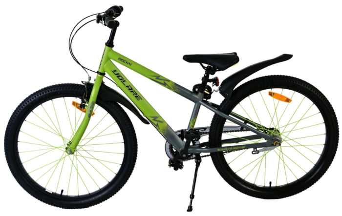Volare Rocky Kinderfiets - 24 inch - Groen - Shimano Nexus 3 versnellingen - Afbeelding 9