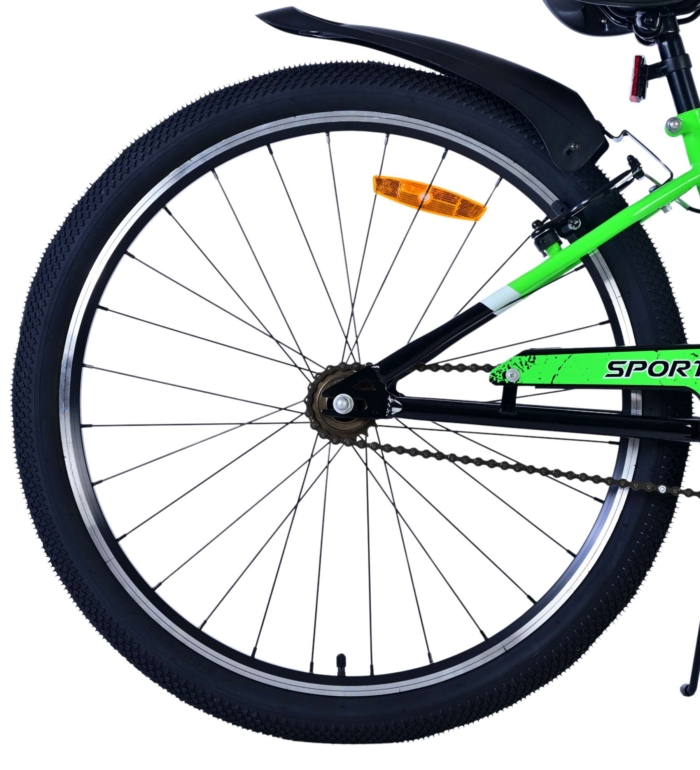 Volare Sportivo Kinderfiets - Jongens - 26 inch - Groen - Twee Handremmen - Afbeelding 2