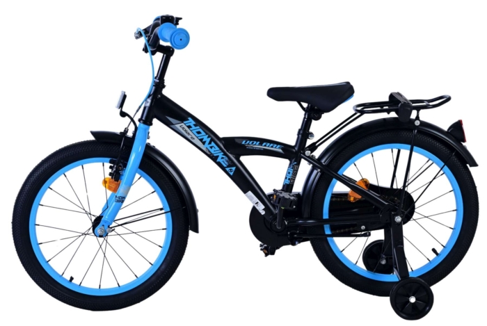 Volare Thombike Kinderfiets - Jongens - 18 inch - Zwart Blauw - Afbeelding 6