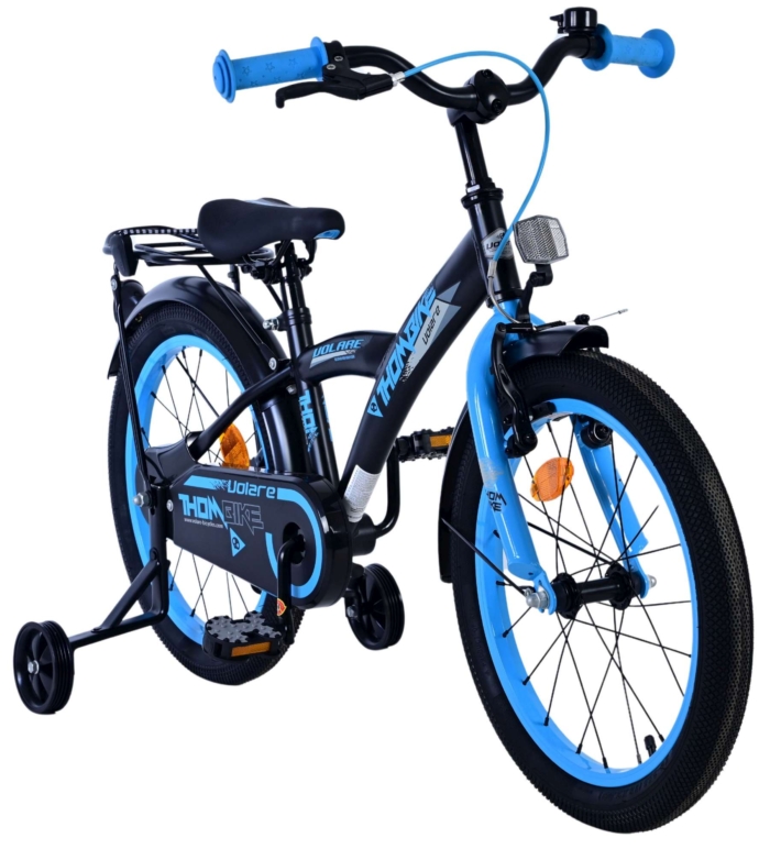 Volare Thombike Kinderfiets - Jongens - 18 inch - Zwart Blauw - Afbeelding 7