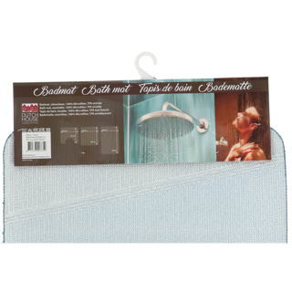 Dutch House Dijon badmat 60 x 90 cm blauw - Afbeelding 2