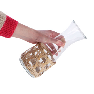 Karaf Met Rattan 1200 ml - Afbeelding 4