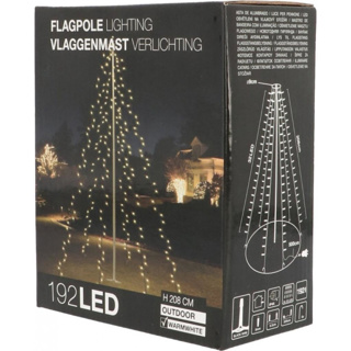 Kerst LED Vlaggenmast Verlichting 192 Led - Afbeelding 2