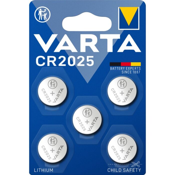 Varta CR2025 Lithium 5 Stuks