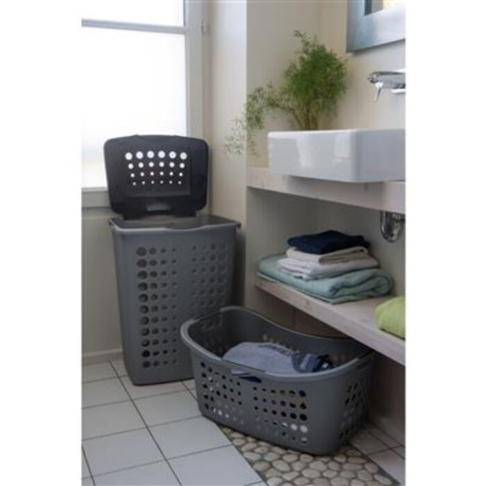 Curver Victor Wasmand 50L Antraciet - Afbeelding 2