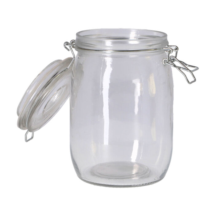 Excellent Houseware voorraadpot met deksel 1 l - Afbeelding 3