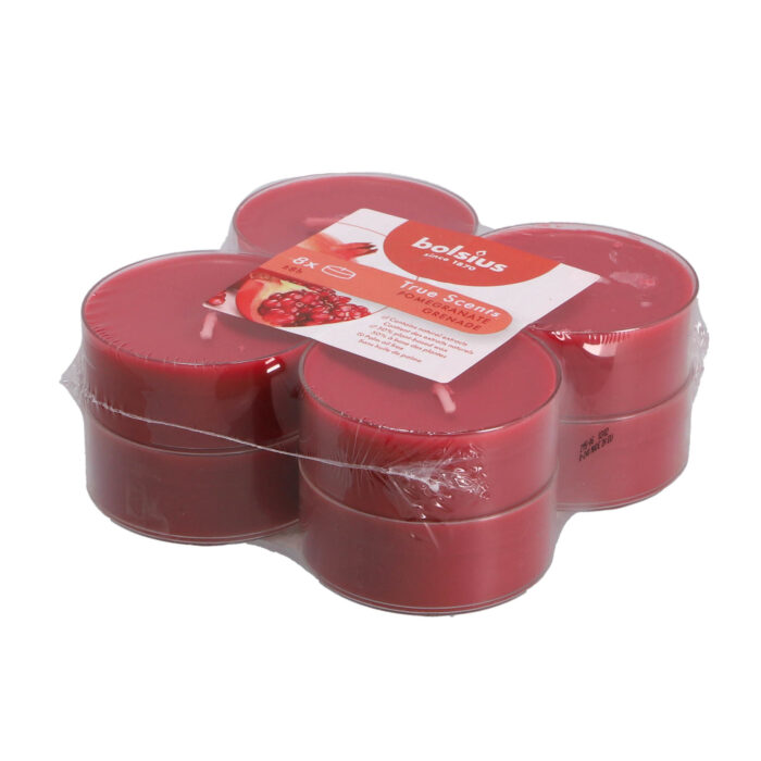 Bolsius Maxilichten True Scents granaatappel clearcup - Afbeelding 2