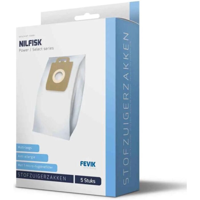 Stofzuigerzakken Nilfisk Power Select Series 3D 5 stuks