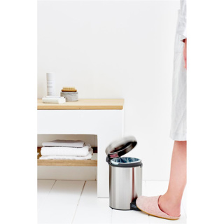 Brabantia pedaalemmer Newicon 3L mat staal/ fingerprint proof - Afbeelding 4