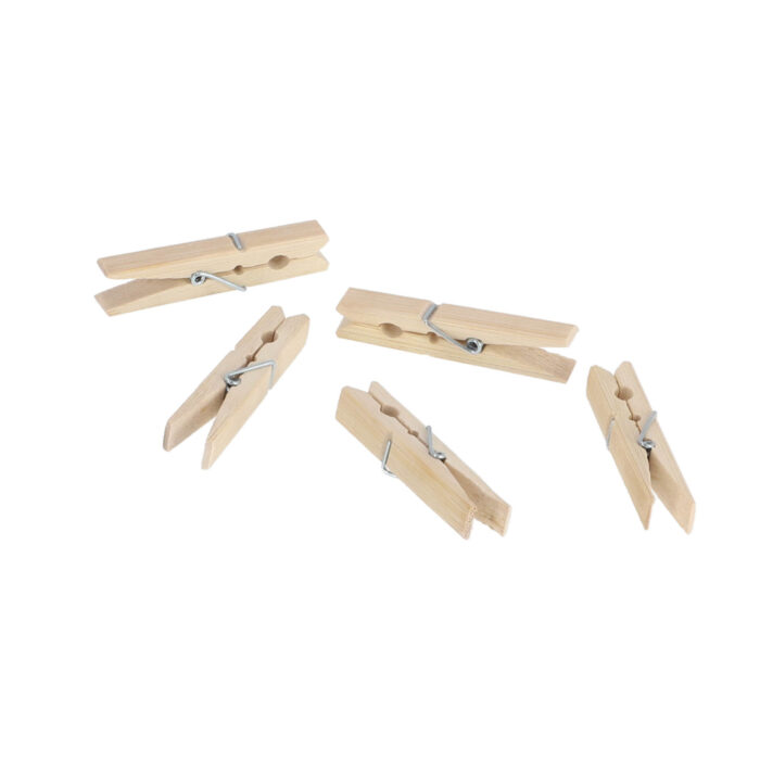 Wasknijpers Bamboe 60 Stuks - Afbeelding 5