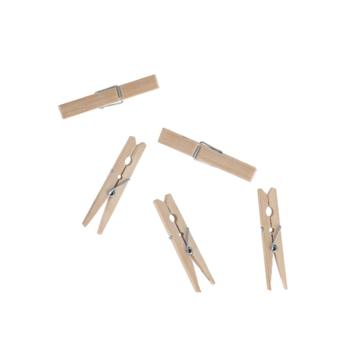 Wasknijpers Bamboe 60 Stuks - Afbeelding 6