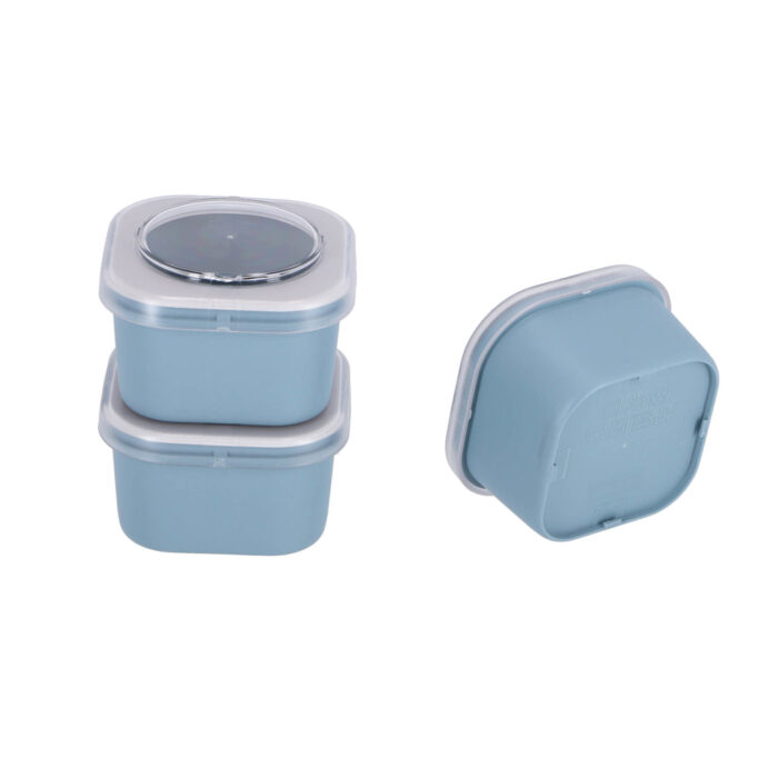 Sigma Lunchbakjes set van 3 Blauw - Afbeelding 2