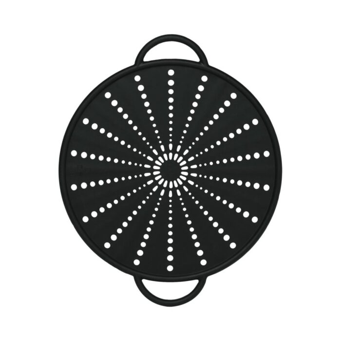 Emsa Antispatdeksel 26 cm Siliconen Antraciet
