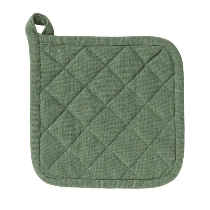 Linen And More Pannenlap Indi Army Green 20 x 20 Cm