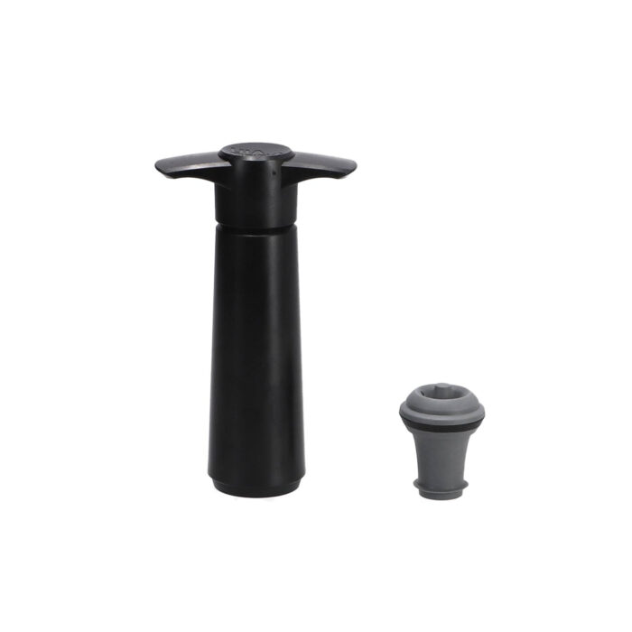 Vacu Vin wine saver black pomp en stop - Afbeelding 2