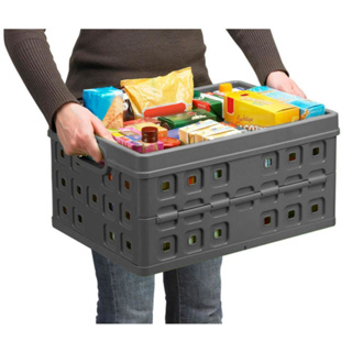 Sunware Square Vouwkrat 46L Antraciet - Afbeelding 3