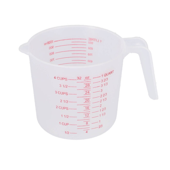 Maatbeker kunststof 1 l - Afbeelding 3