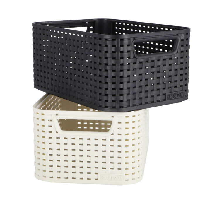 Curver Style Opbergmand maat S 6 l wit - Afbeelding 4