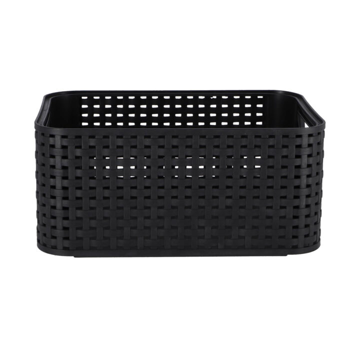 Curver Style Opbergmand maat S 6 l antraciet - Afbeelding 2