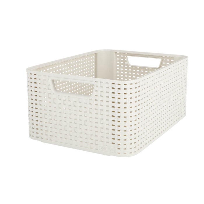 Curver Style Opbergmand maat M 18 l wit - Afbeelding 2