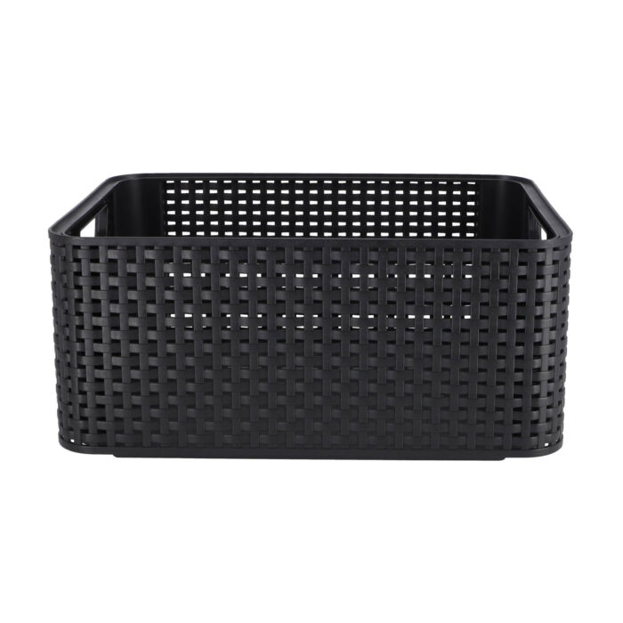 Curver Style Opbergmand maat M 18 l antraciet - Afbeelding 3