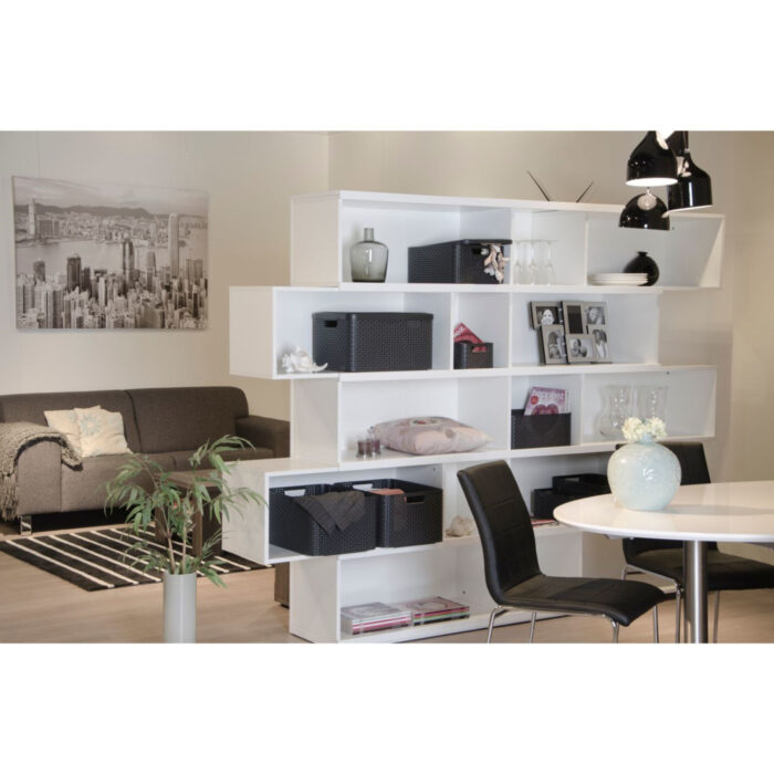 Curver Style Opbergmand maat L 30 l antraciet - Afbeelding 6