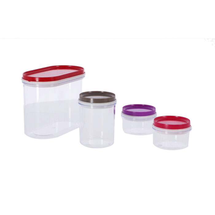 Alpina Opbergdozen 4 Stuks Transparant - Afbeelding 2