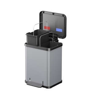 Hailo Öko Duo Plus Pedaalemmer 2X9L Rvs - Afbeelding 2