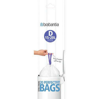 Brabantia afvalzakken PerfectFit D 15-20L 20 stuks - Afbeelding 4