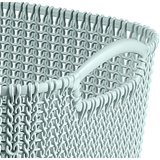 Curver Knit Opbergmand maat L 19 l blauw - Afbeelding 2