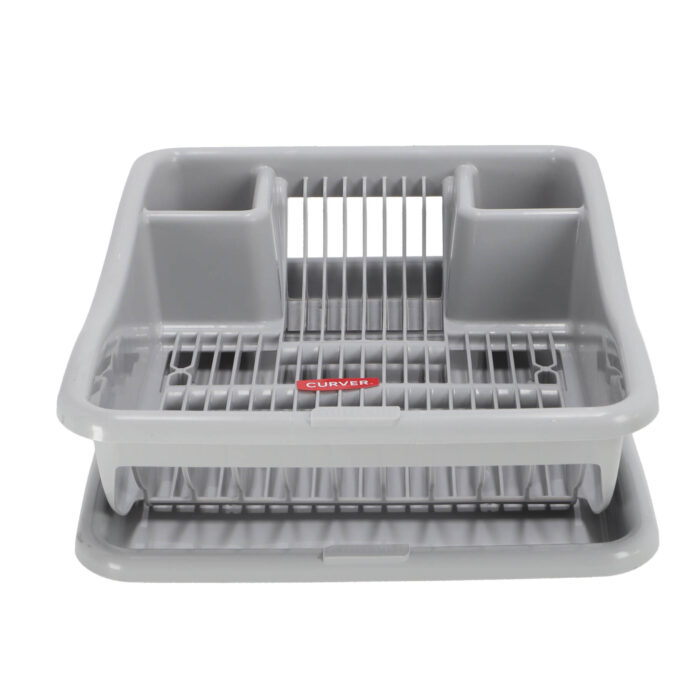 Curver Afdruiprek S Op Plateau Lichtgrijs - Afbeelding 3