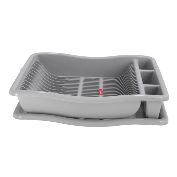 Curver Afdruiprek L Op Plateau Lichtgrijs - Afbeelding 2