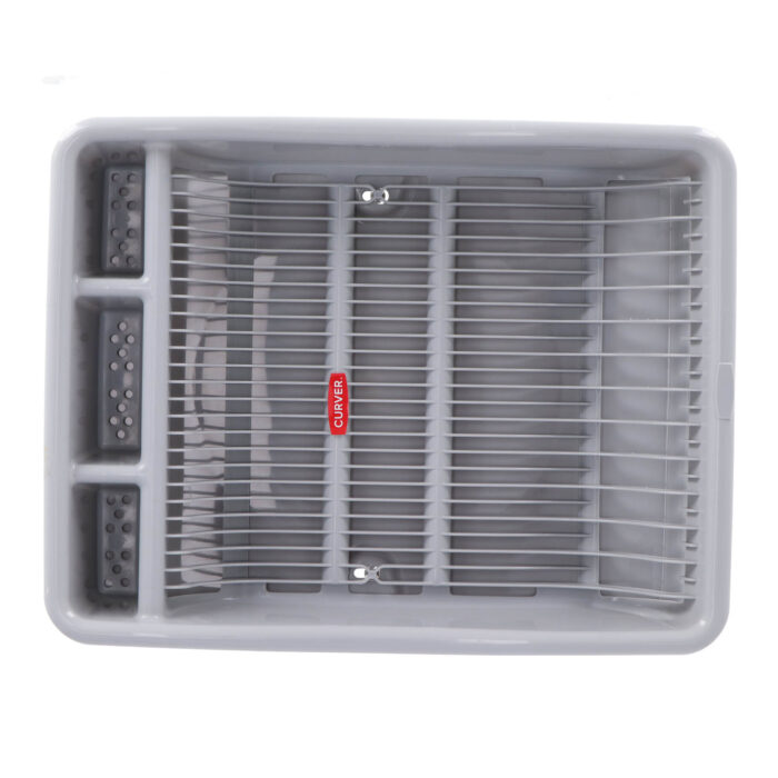 Curver Afdruiprek L Op Plateau Lichtgrijs - Afbeelding 3