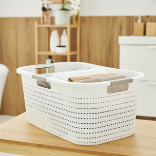 Rotho Wasmand 40L Country Wit - Afbeelding 2