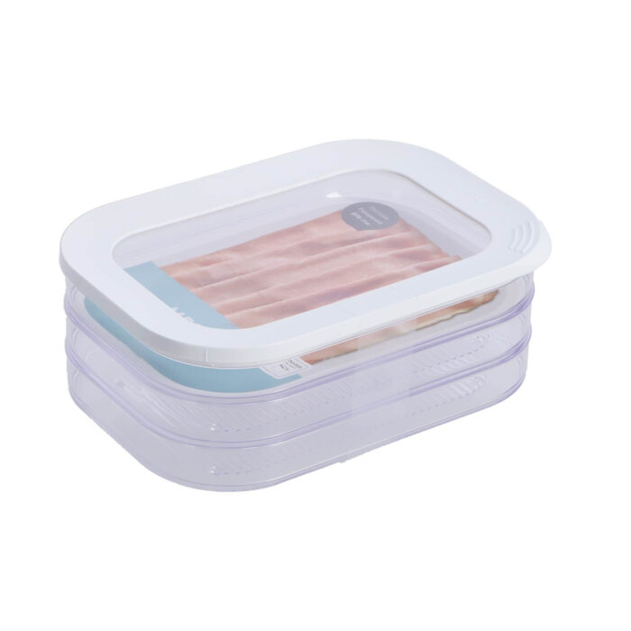 Mepal Modula vleeswarendoos 3-laags witte deksel - Afbeelding 4