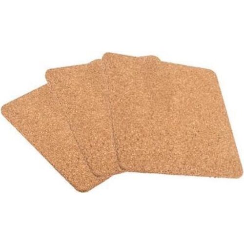 Pannenonderzetters kurk 19 cm set van 3