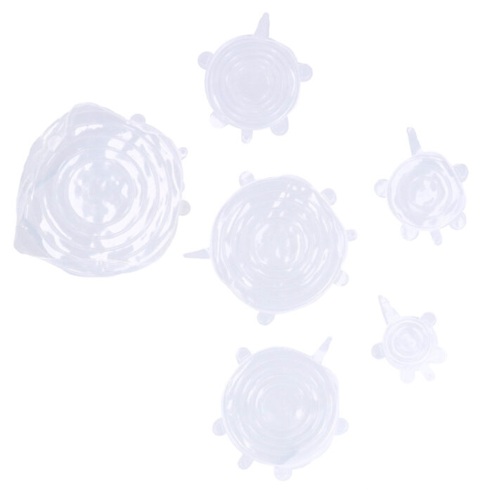 Dotz Siliconen Vershouddeksels 6 stuks - Afbeelding 2