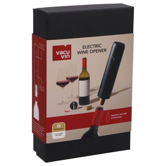 Vacu vin electrische wijnopener incl. batterij