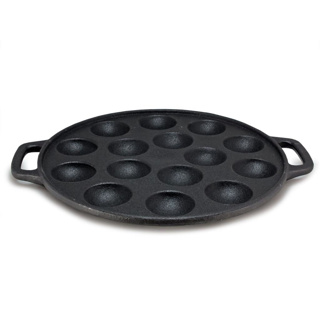 Poffertjesplaat gietijzer - Afbeelding 3